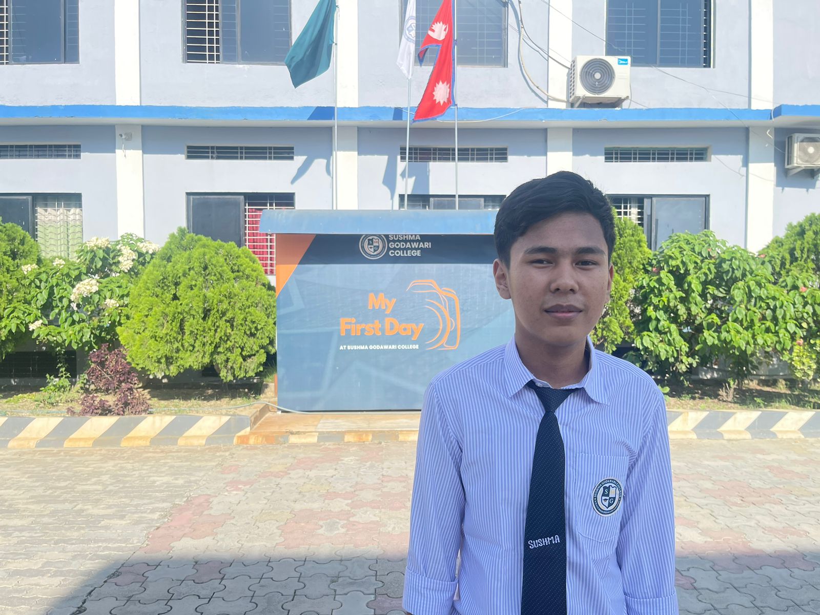 Manish Tamang in Sushma Godawari College