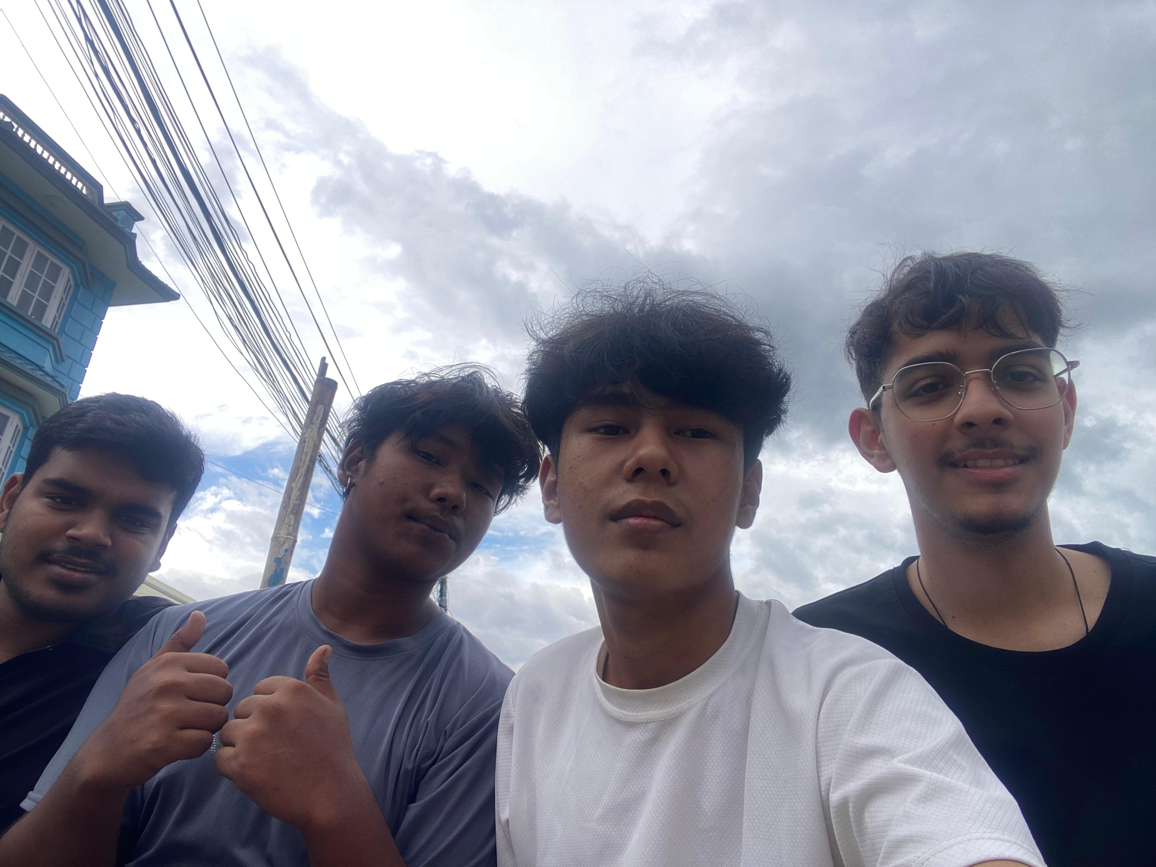 Abhishek, Nishan, Manish and Sajak
